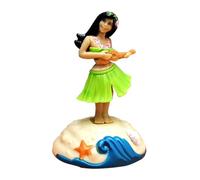 Figurina per ragazze hawaiane - Girl Hawaiian che scuote ornamenti per auto automobilistico Cartoon | Ornamenti da tavolo con design decorativo per scrivania, camera da letto, tavolino, tavolo d