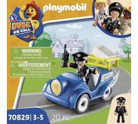 PLAYMOBIL Duck ON Call 70829 Mini Car della Polizia, Giocattoli per Bambini dai 3 Anni