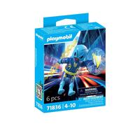 Figurina PLAYMOBIL Heroes 71836 Blue Voltage - Supereroe, 6 pezzi, casco e lancia fulmine blu chiaro - Nouvo