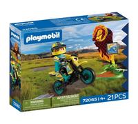Figurina PLAYMOBIL Moto Tout-Terrain Multicolore 72065