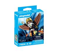 Figurina PLAYMOBIL Skyclash 71834 Eroina alata articolata, ali da falco, accessori, multicolore - Nouvo