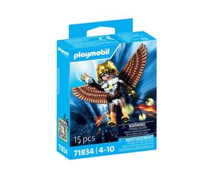 Figurina PLAYMOBIL Skyclash 71834 Eroina alata articolata, ali da falco, accessori, multicolore - Nouvo