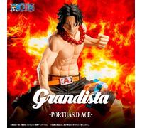 Banpresto Azione da collezione Portgas D. Ace One Piece - Grandista 20 cm, BP29392P, multicolore, ideale per i fan degli anime