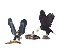 Figurina Realistica dell'aquila Giocattolo Animale Realistico per Bambini Modello Educativo in Plastica dell'aquila Collezione di Figurine della Fauna Selvatica Decorazioni per la Casa