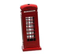 Figurina salvadanaio con cabina telefonica per bambini, Natale, Capodanno