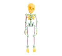 Figurina Scheletro Magnetico Posizionabile Con Magneti Da Frigorifero Con Giunti Mobili Per La Decorazione Domestica Halloween Magnetico Per L'aula