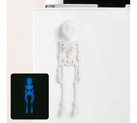 Figurina Scheletro Magnetico Posizionabile Con Magneti Da Frigorifero Con Giunti Mobili Per La Decorazione Domestica Halloween Magnetico Per L'aula