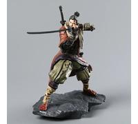 Figurina SEKIRO videogioco giapponese Shadows Die twice 20 cm statuetta scato...