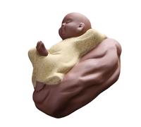 Figurina Small Buddha Monk Statue Decoration Ornament Figura Zen