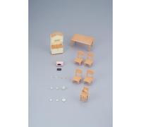 Figurina Sylvanian Families Set da Pranzo, 17 cm, HIPS Multicolore
