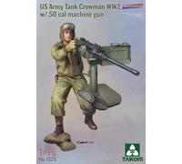 Figurina Us Army Tank Crewman Ww2 Con Mitragliatrice .50 Cal