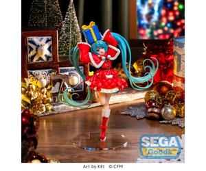 Figurina Vocaloid Hatsune Miku Luminasta Natale 2024 Ver Sega