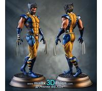 Figurina Weapon X (Wolverine) In Resina 3D 18Cm (Non Dipinta)