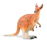 Figurine Animaux Sauvages (L): Kangourou Rouge - Femme Avec Joey