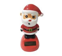 Figurine Automobilistiche Ad Energia Solare - Decorazioni Cruscotto Auto | Babbo Natale Oscillante Decorazione Natalizia Per Cruscotto,Per Donne Uomini Festa Ufficio Scaffale Scrivania Casa