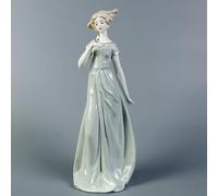 Figurine Ceramica Figurine Statue Floreali sculture, Elegante Decorazione per la casa del Bouquet in Porcellana, Decorazioni per Il Desktop per Figura d'Arte, Ragazze Grandi Artigianato Regalo,