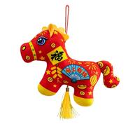 Figurine De Mascotte De Cheval 2026, Avec Matériau En Velours Doux, 16 Cm, Décorations De Statues Avec Pendentif De Cheval Du Zodiaque Chinois, Ornement À Suspendre Fe-ngS-hui, Motif Animal De Bon Aug