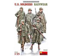 FIGURINE Dei Soldati U.S. In Impermeabile Miniart 1/35, Fanteria
