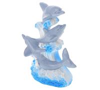 Figurine di delfini nautici, statua del delfino delle onde dell'oceano