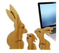 Figurine di famiglia di animali in legno, puzzle di animali in legno per la famiglia - statua di famiglia di animali, puzzle di famiglia di animali, decorazione per la casa per gli uomini in giovane