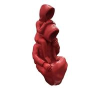 Figurine di famiglia, statuette in resina di papà senza volto, statuetta di padre e figlio, statuetta di famiglia, statuetta senza volto che celebra il legame familiare, decorazione artistica da