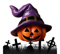 Figurine Di Halloween - Figurine In Resina Spettrale Da 11 Cm Con Disegni Di Stregoni Di Pipistrelli Di Fantasma, Mini Ornamenti Di Halloween Per Mensola Da Tavolo, Set Di Figurin Decorative -