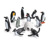 Figurine di Pinguino in PVC Simulazione Carina di Animali Dell'oceano Giocattoli di Modello 11 Pezzi per Ornamenti Cognitivi per Bambini