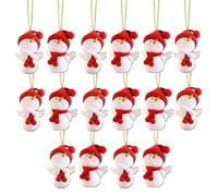 Figurine Di Pupazzo Di Neve In Miniatura - Ornamenti Di Pupazzo Di Neve Di Natale | Ornamenti Natalizi In Resina | Piccoli Pupazzi Di Nevve | Progetti Festivi Per Il Giardino Della Casa, Per Gli