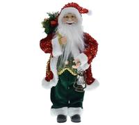 Figurine di Santa 17.7 In State di Babbo Natale con cappello Cine ornamenti natalizi per il tavolo degli uffici per la festa di Natale bomboniere, padre