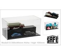 Stufen-Vitrinen Präsentation-vitrinen Acrilico 200x90 MM H 100mm Safe 4794 Small