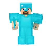 Figurine extensible - GOO JIT ZU - Minecraft Steeve - 11 cm - Texture élastique - Extensible 3x