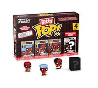Funko Blister 4 Bitty Pop Figures Marvel Deadpool Bathtime Rosso