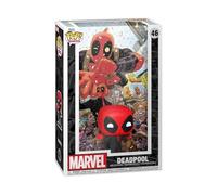 Marvel Pop Comic Cover Vinile Figura Deadpool (2025) -1 Deadpool In Black Suit