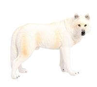 Figurine giocattolo lupo - Modello animale realistico, figura di lupo selvatico dipinta a mano, giocattoli d'azione durevoli in ABS | Figurina educativa della fauna selvatica per la collezione di