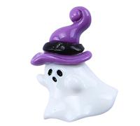 Figurine in miniatura in resina di Halloween, statuette artigianali di Halloween, ornamenti in miniatura, graziose decorazioni con retro , piccoli di Halloween per la stanza
