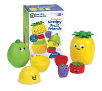 Learning Resources- Big Feelings Nesting Fruit Friends Figurine matriosca a Forma di Frutta per Esprimere i Sentimenti, Multicolore, Medium, LER6376