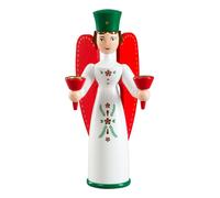 Figurine Natale Angelo Altezza 16cm Nuovo Holzfigur Traditionsfigur Statuina di