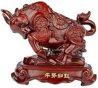 Figurine per Le sculture Statue Decorazioni Ornamenti Feng Shui Decorazioni zodiacali Cinesi Statue zodiacali in Resina Guardian Best House Heaughing Congratulazioni, per la casa e L'Ufficio