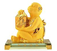 Figurine Ricchezza Prosperità Statua Ornamenti Zodiaco Cinese Scimmia Statua Home Office Tavolo Top Decor Figurina Collezione Regalo Prosperità Scultura Home Decor