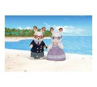 Figurine Sylvanian Families Nonni Coniglio Cioccolato Set con Accessori