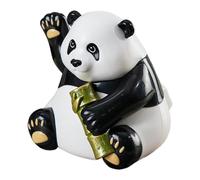 Figurines De Danse Solaire, Accessoires De Voiture Panda | Dessin Animé Panda Bear - Figurine De Tableau De Bord, Statues Pivotantes De Bureau, Accessoires De Bureau Panda, Jouet