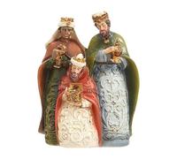 Figurines de Jésus de Noël - Sculpture religieuse en résine pour Noël | Sculptures catholiques pour les fêtes | Centre de table pour salle à manger, cheminée, manteau, chambre - Décoration saisonnière