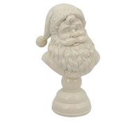 Figurines De Père Noël - Sculpture D'Artisanat En Résine - Statues De Père Noël À Demi-Corps,Pour Dortoir Salon De Séjour Chambre À Coucher Comptoir Fête Festival D'Hiver Bibliothèque