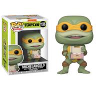Funko Pop! Movies: Teenage Mutant Ninja Turtles - Michelangelo - (Teenage Mutant Ninja Turtles (TMNT) ) 2- Michaelangelo - Tartarughe Ninja - Figura in Vinile da Collezione - Idea Regalo