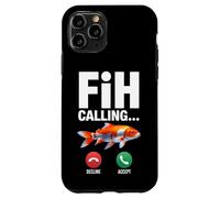 Fih Calling Ricordami Messaggio Rifiuta Accetta Telefonata Pesce Custodia per iPhone 11 Pro