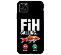 Fih Calling Ricordami Messaggio Rifiuta Accetta Telefonata Pesce Custodia per iPhone 11 Pro Max