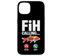 Fih Calling Ricordami Messaggio Rifiuta Accetta Telefonata Pesce Custodia per iPhone 13