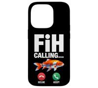 Fih Calling Ricordami Messaggio Rifiuta Accetta Telefonata Pesce Custodia per iPhone 14 Pro