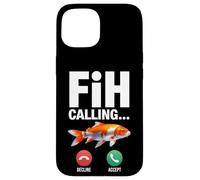 Fih Calling Ricordami Messaggio Rifiuta Accetta Telefonata Pesce Custodia per iPhone 15