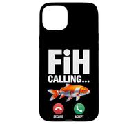 Fih Calling Ricordami Messaggio Rifiuta Accetta Telefonata Pesce Custodia per iPhone 15 Plus
